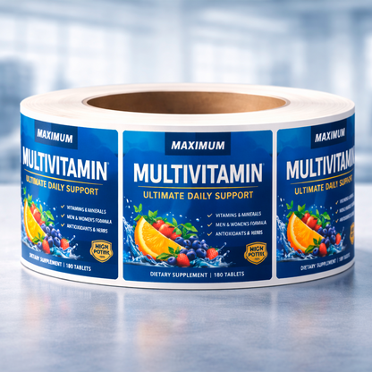 Etiquetas para complementos nutricionales