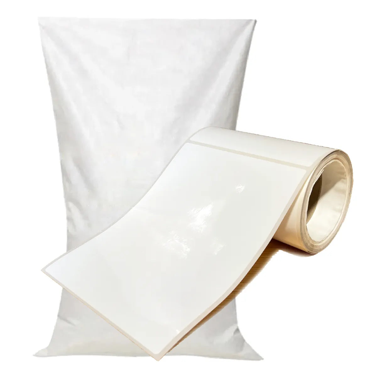 Etiquetas para sacos 25 Kg Personalizadas Tamaño 210X150 Polipropileno blanco-Etiquetaonline